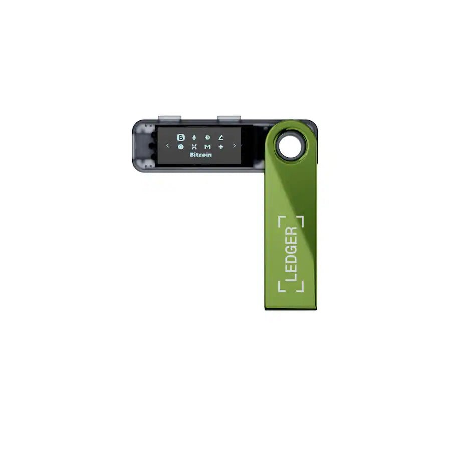 Ledger Nano S Plus – Secure Crypto Wallet (Oxidate Green) - EcomToros