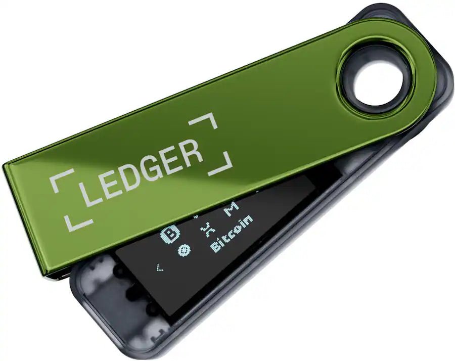 Ledger Nano S Plus – Secure Crypto Wallet (Oxidate Green) - EcomToros