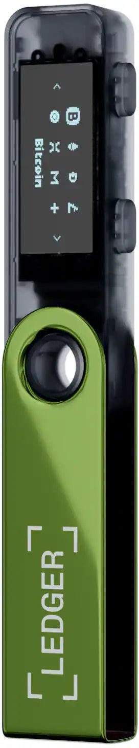 Ledger Nano S Plus – Secure Crypto Wallet (Oxidate Green) - EcomToros