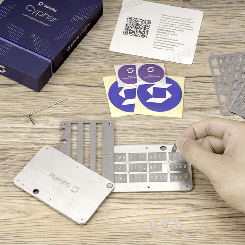 SafePal Cypher Seed Phrase Storage Device - EcomToros