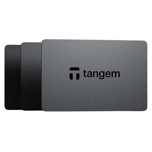 Tangem Cryptocurrency Hardware Wallet – 3 Card Pack - EcomToros